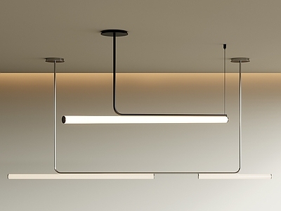 极简长条吊灯