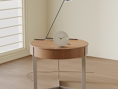 奶油风边几 床头柜