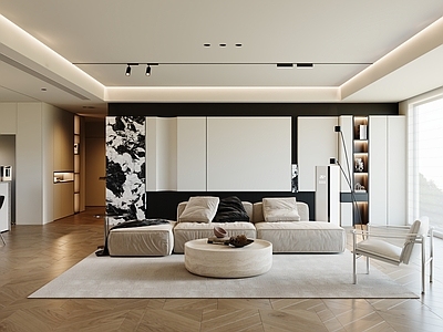 现代简约家居客厅