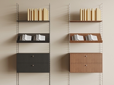 现代简约花架 书架