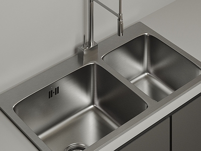 极简水槽 现代不锈钢水槽 厨房洗手池 台下洗菜盆 不锈钢洗手池 嵌入式单槽