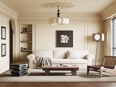 中古风家居客厅