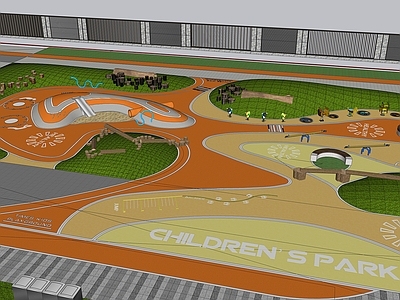现代儿童友好景观儿童游乐空间