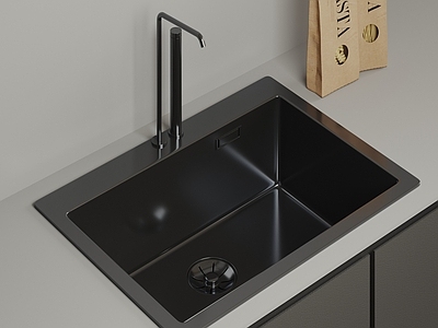 极简水槽 现代不锈钢水槽 厨房洗手池 台下洗菜盆 不锈钢洗手池 嵌入式单槽