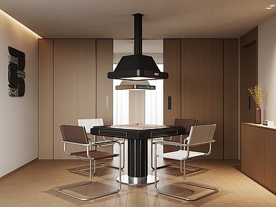 现代简约麻将桌