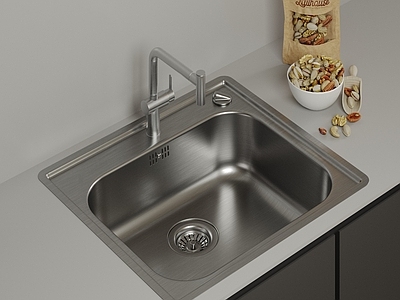 现代简约水槽 现代不锈钢水槽 厨房洗手池 台下洗菜盆 不锈钢洗手池 嵌入式单槽