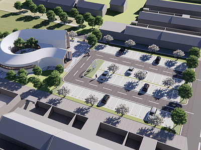 现代主义小公建 游客中心 活动中心 售楼处 展廊 文化体验中心