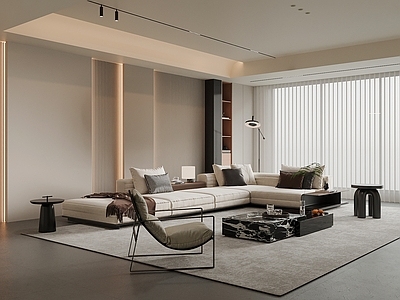 现代简约家居客厅