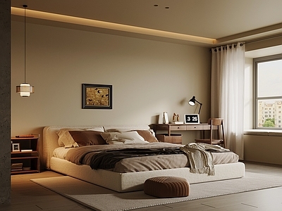 奶油风主卧