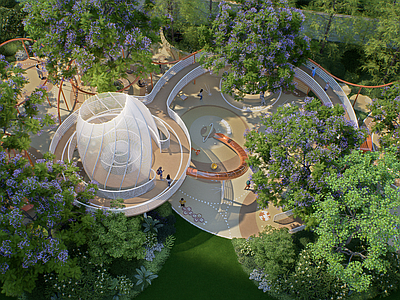 现代童趣景观儿童游乐空间