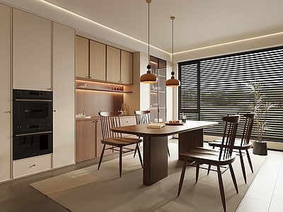 中古风家居餐厅