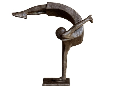 现代雕塑摆件 雕塑摆件 金属雕塑 艺术雕塑 装饰摆件