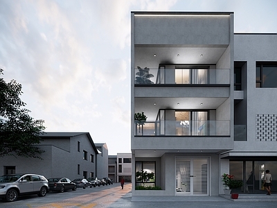 现代简约乡村民房