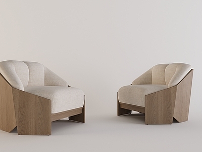 现代简约单人沙发