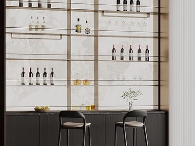 现代简约酒架
