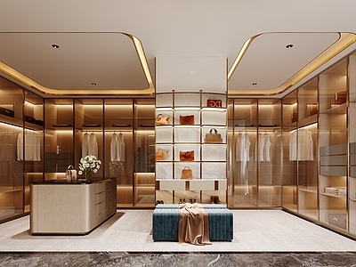 意式轻奢衣帽间