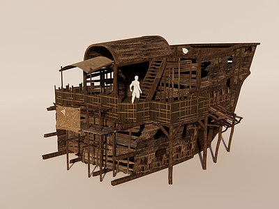 废土风风格建筑