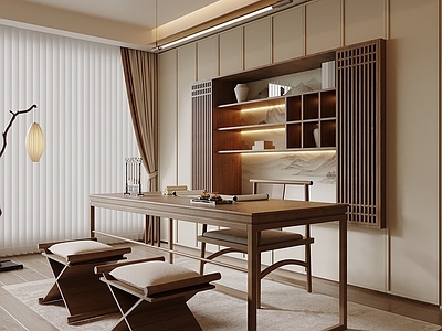 新中式宋式书房
