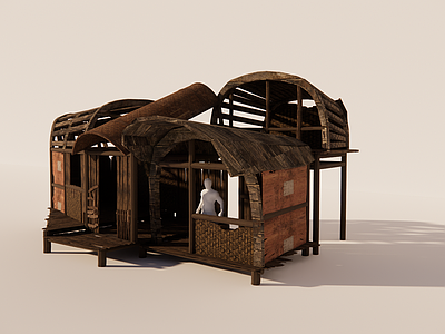 废墟风乡村民房