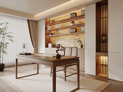 新中式书房