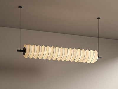 现代简约长条吊灯 中古侘寂吊灯 餐厅吊灯 艺术吊灯