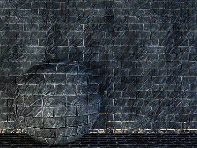 暗黑侘寂风砖 深青色纹理青砖 旧纹理 工字铺