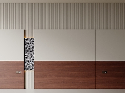 现代简约背景墙