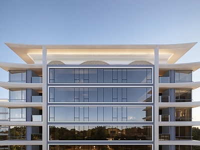 新中式小高层住宅楼 现代风格洋房 现代中式洋房 现代中式多层住宅 高端住宅 轻奢住宅