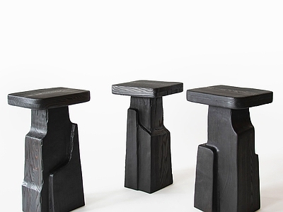 侘寂其他凳子 矮凳 沙发凳 边几
