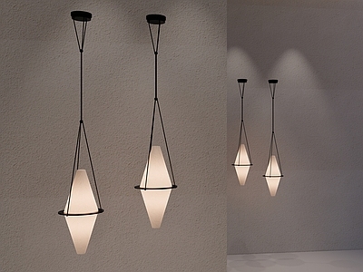 中古吊灯组合 风锥形吊灯 锥形艺术吊灯 锥形艺术灯 风艺术吊灯 亚克力锥形吊灯