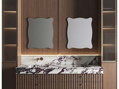 意式轻奢浴室柜