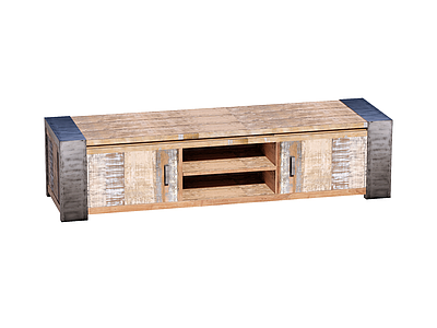 复古工业风电视柜