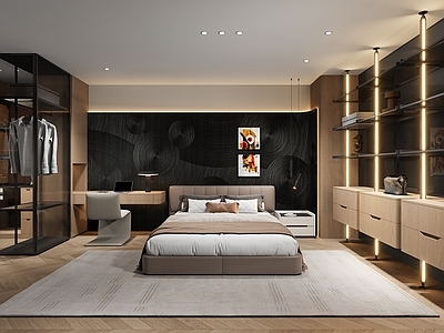 现代简约主卧