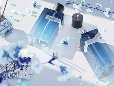 现代简约化妆品 香水