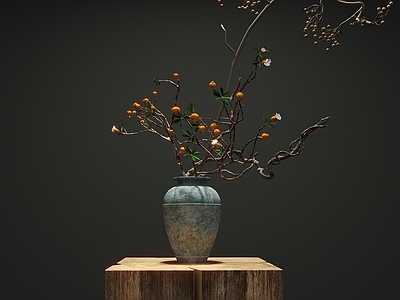 新中式花艺 花艺 盆栽 宋式花艺