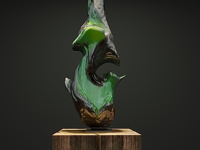 新中式雕塑摆件 端景 摆件