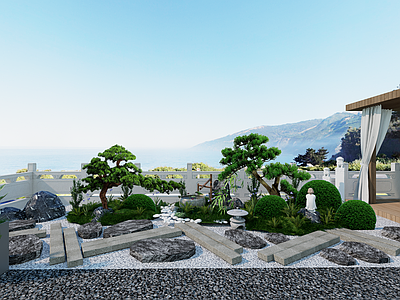 新中式禅意屋顶花园