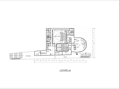 现代其他公共建筑 电影院 影厅 施工图