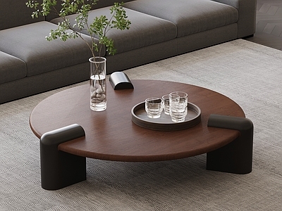 现代简约茶几 现代中古茶几   实木茶几