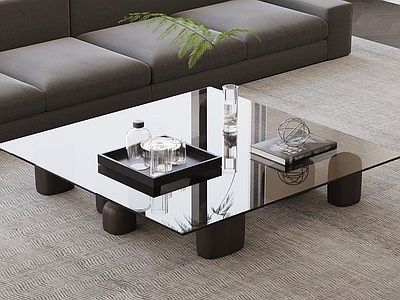 现代极简茶几 现代意式茶几