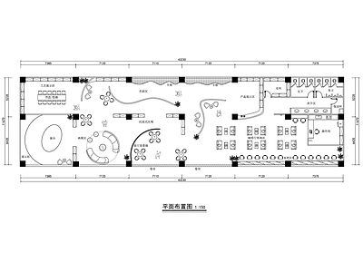 其他展厅 书法展厅平面图 画展 施工图