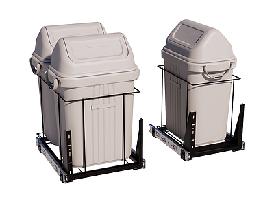 现代简约垃圾桶 橱柜五金 橱柜垃圾桶