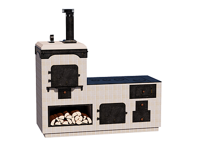 中古风灶台 户外灶台 窑炉 披萨炉