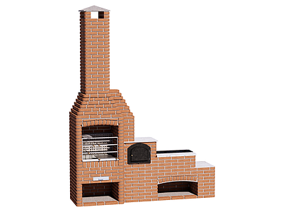 复古灶台 户外灶台 窑炉 披萨炉 烧烤炉