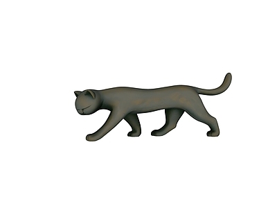 现代雕塑摆件 猫 青铜 雕塑 美陈 摆件