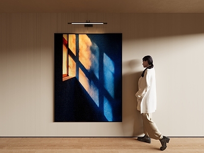 现代意式抽象挂画