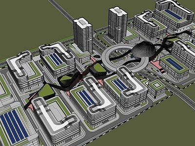 现代创业园区 医药产业 办公研发 300亩 2024年