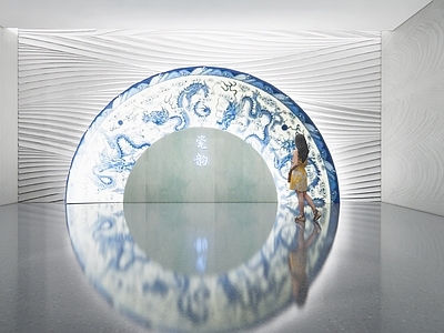 新中式陶瓷展厅 陶瓷展厅 陶瓷博物馆 博物馆展厅 瓷器展