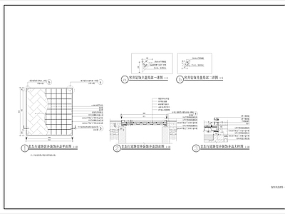 路面节点 装饰井盖详图 施工图