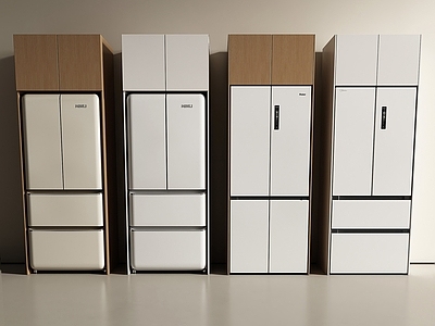 现代简约冰箱 现代冰箱 冰箱 法式冰箱 嵌入式冰箱 对开门冰箱